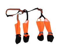 Bottes à Bretelles pour Chien, Respirantes, réglables, Fermeture Tactile, imperméables, Chaussures pour Chien, Protection des Pattes pour la Marche en Plein air Les Jours de Pluie (L)