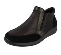 Bottes À Cheville Zippées À Double En Polaire Rieker Pour Femmes - N1152