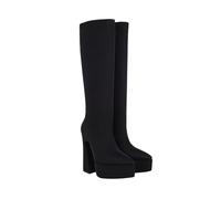 Bottes À Plateforme Femme Bottes de Neige Fourrure Doublé Chaud Outdoor Bottines Chaudes Antidérapantes Décontracté Chaussures D'Hiver En Plein Air Pour Les Femmes Tendance Chaude Boots