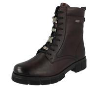 Bottes À Talon Bloc Mi-Mollet Décorées En Dentelle Avec Zip Remonte - D2S73