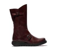 Bottes à talon femmes Fly London MES 2 Bordeaux 38