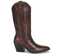 Nero Giardini I513921D Bottes Femme en Cuir - Marron Foncé 39 EU