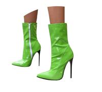 Bottes à talons aiguilles pointus pour femmes, design tendance avec bout effilé, parfaites pour robes de soirée, tenues de carnaval et nuits en boîte - semelle antidérapante et confort renforcé