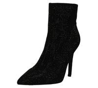 Bottes À Talons Hauts Cheville Diamantées Spot On F5R1231 Pour Femmes