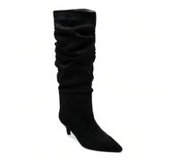 Bottes à talons hauts plissées pour femmes - Choix élégant et confortable pour l'hiver Tout est question de chic et de raffinement, tout est question d'embouteillages et de plissées, tout est question