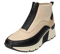 Bottes À Talons RIEKER N6352-60 Beige Combinaison Pour Femmes
