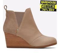 TOMS Femme Kelsey Boot Chaussure Bateau, Taupe, 36.5 EU