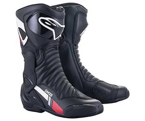 BOTTES ALPINESTARS SMX-6 V2 NOIR/GRIS/ROUGE FLUO 42