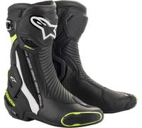Bottes Alpinestars SMX Plus Non Ventilées 10,5 Noir/Blanc/Jaune