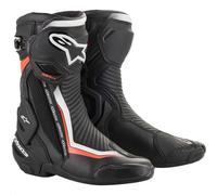 Bottes Alpinestars SMX Plus v2 (47) Noir/Blanc/Rouge Flo 2221019-1231-47