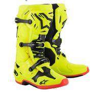 Bottes Alpinestars Tech 10 Motocross Enduro Jaune/Noir/Rouge