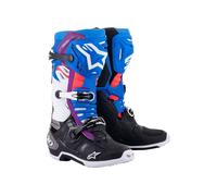 Bottes Alpinestars Tech 10 Superventilées 13 Noires/ Bleues/ Roses