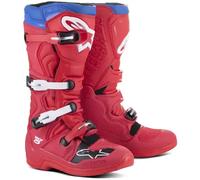 Alpinestars Bottes Cross Tech 5 Taille 52 Rouge Vif / Rouge Foncé / Alpine Bleu