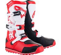 Bottes Alpinestars Tech T Trial Motocross Enduro Rouge/Blanc/Noir