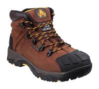 Bottes De Travail Pour Hommes Amblers FS39 Imperméables À Lacets Marron