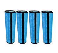 Bottes Anti-Mouches Équines 4 Pièces Bottes de Protection Ajustables en | Protection des Jambes pour Extérieur Pâturage Course Entraînement Compétition Randonnée et Soins Équins