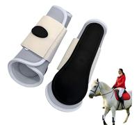 Bottes anti-mouches pour chevaux, bottes anti-mouches pour chevaux | 1 paire d'équipements de protection des jambes de soutien du cheval - Bottes anti-mouches, coupe ample, antidérapantes, Leggings an