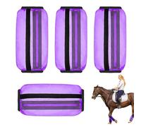 Bottes anti-mouches pour chevaux - Collants de protection respirants, légers et résistants | Bandages de protection résistants pour monter en plein air, couvertures pour pieds de cheval pour un