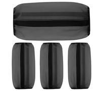 Bottes anti-mouches pour chevaux - Protections de pieds rembourrées et manches flexibles qui protègent de l'air | Jeu de fers à cheval ventilés pour monter à cheval, protection durable contre Mos
