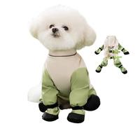 Bottes antidérapantes pour chien avec bandes réfléchissantes et sangles réglables - Résistantes aux intempéries - Idéales pour les promenades sous la pluie, la neige et l'obscurité