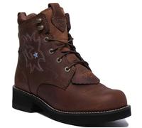 Bottes Ariat Probaby Lacer en cuir pleine fleur pour femmes - Brun - Taille 39 37