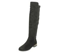 Bottes Au Genou À Enfiler / À Zip Pour Femmes Par Spot On 39,99 £