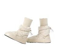 Bottes Ballet Chaudes Bottes de Ballet for Femmes, Bottes Danse Chaudes for Filles, Chaussures à Semelles Souples en Coton antidérapantes, d'entraînement, Automne et Hiver(White,42-43)