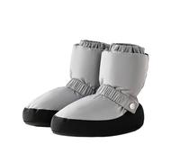 Bottes Ballet Chaudes Chaussures de Ballet Bottes Danse Fille Chaude à Semelles Souples Chaussure d'hiver échauffement entraînement for Les Femmes(Gray Black,31)