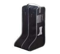 Bottes Boots Sac de Rangement Organisateur de Chaussures Transparentes Sac de Transport Portable Pliable imperméable à poussière Transparente pour la randonnée de Voyage en Plein (Noir L)