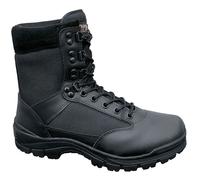 Bottes Brandit 9 œillets Tactical - cuir noir, semelle antidérapante (adulte) 46