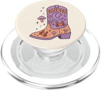 Bottes Cancer Moon Pastel Western Zodiac PopSockets PopGrip pour MagSafe