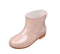 Bottes Caoutchouc pour Homme et Femme Chaussures Travail en Plein air Pluie Enfiler sécurité de qualité Adhérence Boue/Glace Isolation Thermique Hiver Festivals Boue