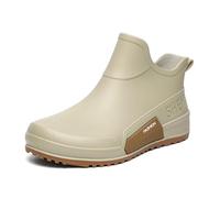 Bottes Caoutchouc pour Homme et Femme Chaussures Travail en Plein air Unisexes Rembourrage EVA Imperméabilité Totale Fourrure Polaire Doublure Idéales Festivals Jardin