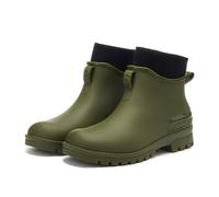 Bottes caoutchouc pour homme et femme pluie imperméables antidérapantes semi-compensées sécurité de qualité Chaussures Facile désinfecter Semelle extérieure gomme l'industrie Alimentaire