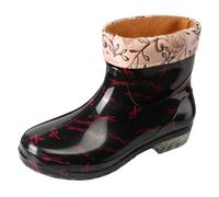 Bottes Caoutchouc pour Homme et Femme Travail imperméables Pluie Semi-compensées Chaussures en Unisexes Imperméabilité Totale Semelle extérieure Gomme Idéales Festivals Jardin