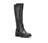 Bottes cavalières - LA MODEUSE - Bride nouée - Simili cuir - Haute - Zip intérieur 37