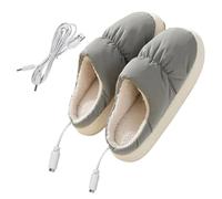 Bottes chauffantes électriques : chauffe-pieds alimentés par USB, pantoufles thermiques confortables, construction de doublure intérieure douce, design chaud portable, option pratique de confort pour