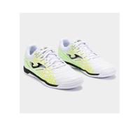 Joma Maxima 2532 IN MAXW2532IN Chaussures de sport en salle pour homme Blanc/jaune/vert, Blanc., 42.5 EU