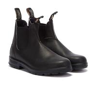 Bottes Chelsea Blundstone 500/510 Classic en cuir noir pour adulte à élastique plat et hauteur moyenne de tige 45