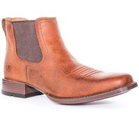 Bottes Chelsea Carrées Ultra Pour Hommes Ariat Booker Marron Tan Taille EU 41-46