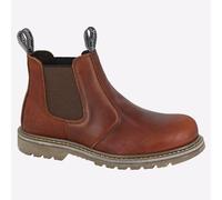 Bottes Chelsea Classiques Décontractées Pour Hommes Woodland En Cuir Marron