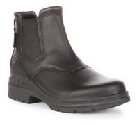 Bottes Chelsea en cuir imperméable pour femmes Ariat Barnyard Twin Gore II - Noir 40