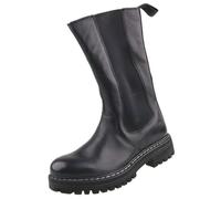 Bottes Chelsea en cuir noir - MUSTANG - Taille 39 - Talon bloc 40mm - Hauteur de tige 26cm 39
