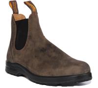 Bottes Chelsea en cuir pour homme Blundstone 2056 - Brun - Élastique - Vibram antidérapante 45