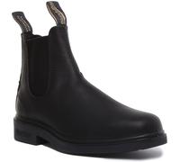 BLUNDSTONE 063 Hommes Tirer Sur Bottes Chelsea Cuir en Noir Taille UK 6 - 12