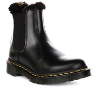 Bottes Chelsea Femmes Dr Martens 2976 Leonore Doublées En Gris Foncé UK 3 - 8