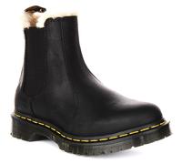 Bottes Chelsea Femmes Dr Martens Leonore En Fourrure Noires EU 36-42