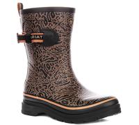 Ariat Kelmarsh Bottes de pluie décontractées mi-mollet et talon bas 2,5 à 5,1 cm, Imprimé Ocelot, 37 EU