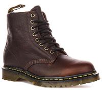 Bottes Cheville À Lacets En Laine Dr Martens 1460 Pascal Marron Foncé EU 36-42