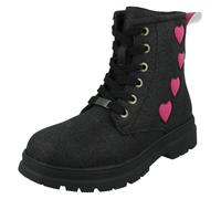 Bottes Cheville À Lacets Et Zip En Paillettes Chunky Ananas Pour Filles H4R196